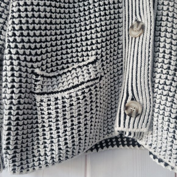 Christopher & Banks Textured Button Front Knit Sweater Cardigan, Women’s L, EUC - Picture 2 of 9
